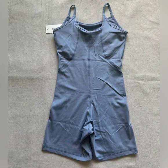 Yogalicious Lux Illusion Rib Lotus Romper Jumpsuit New - Picture 4 of 7